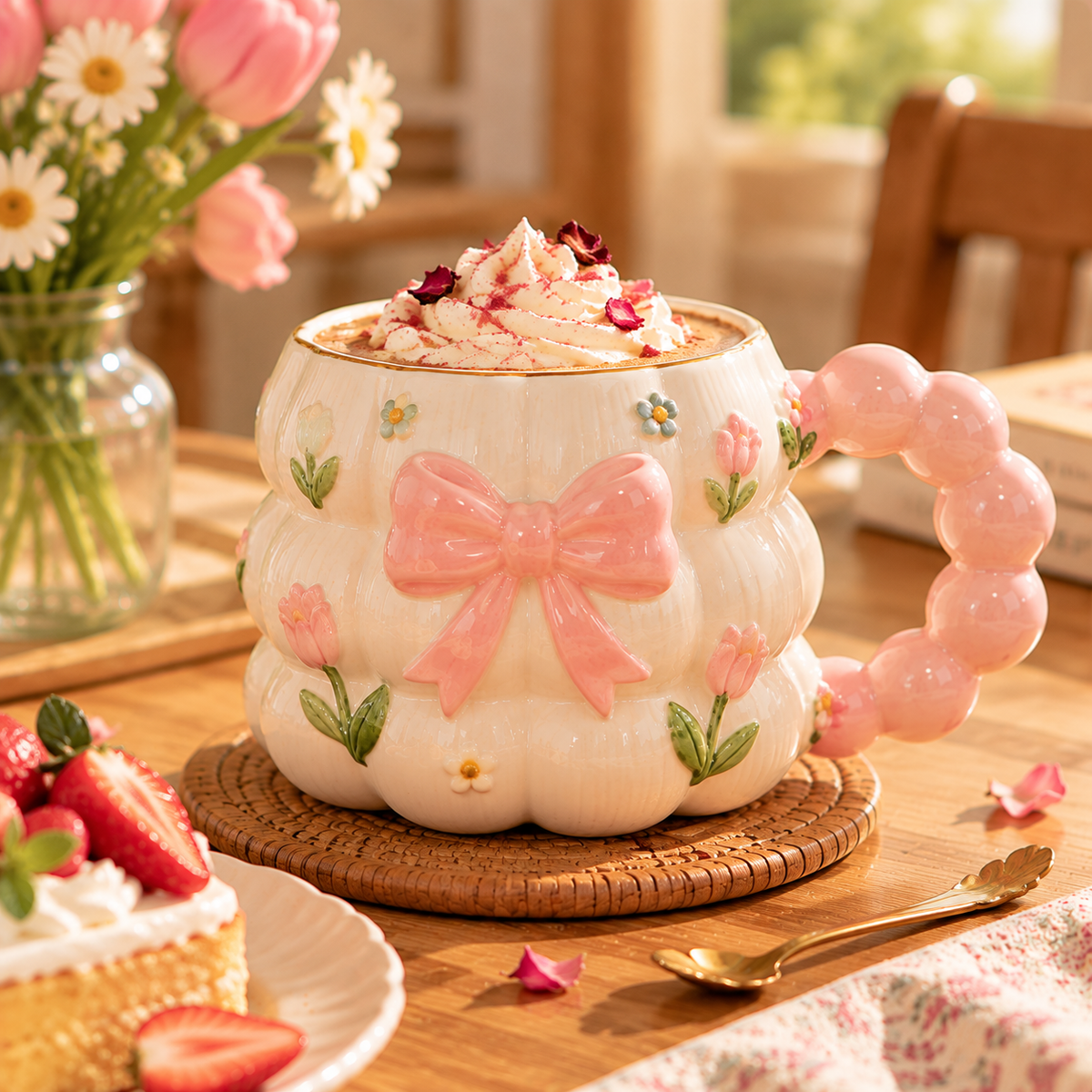 mugfolkery® Cloud & Star Ceramic Coffee Mug